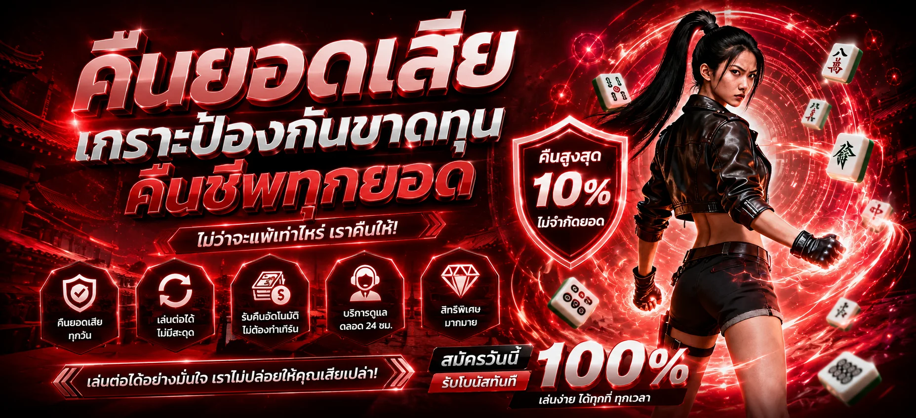 โปรโมชั่น RRICH88 โบนัสและเครดิตฟรีสมาชิกใหม่